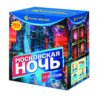 Высотный фейерверк Московская ночь